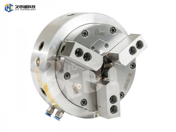 Front mounted pneumatic chuck