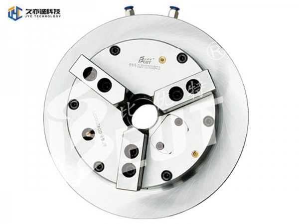 Front mounted pneumatic chuck