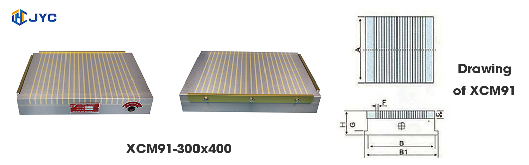 XCM91   poweful permanent magnetic chuck