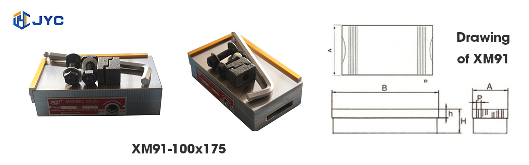 XM91   Dense pole permanent magnetic chuck