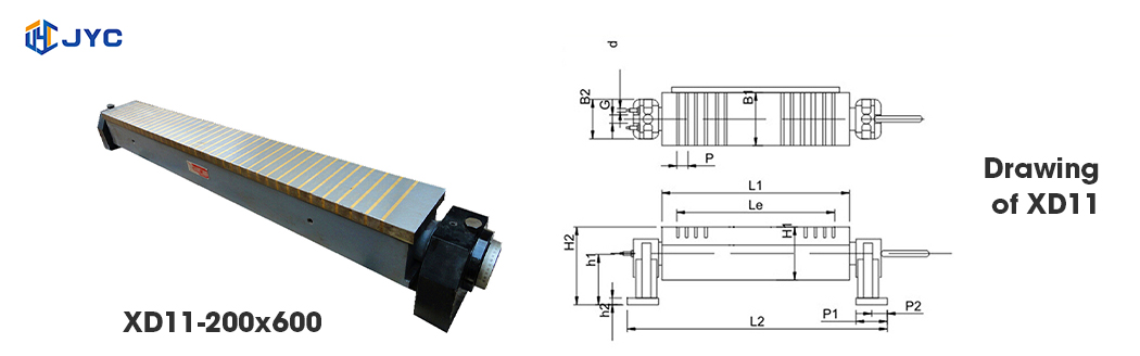 XD11   rotary electronic controlled magnetic chuck