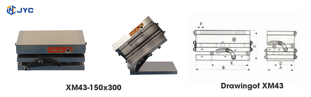 XM43   Double tiltable permanent magnetic chuck