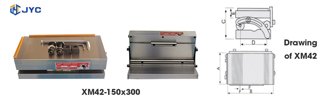 XM42   Tiltable permanent magnetic chuck